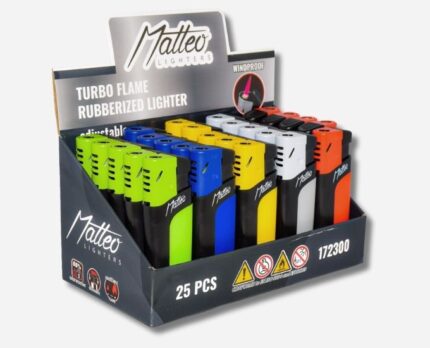 Lighters, Rubber case, Windproof, Turbo flame