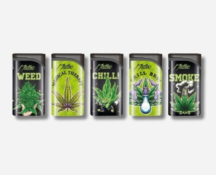 Jet lighter, metal case, weed_design