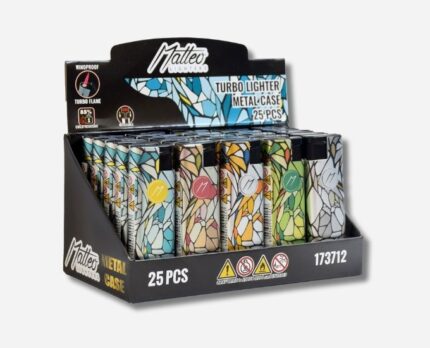 Turbo lighter, metal case, weed_design