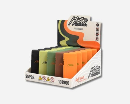 turbo_flame, rubber case, windproof lighter with lid, Matteo