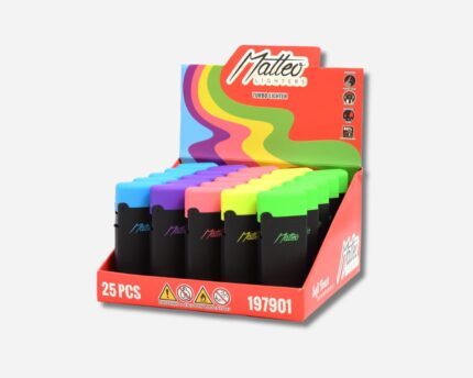 turbo_flame, rubber case, windproof lighter with lid, Matteo, Colorful