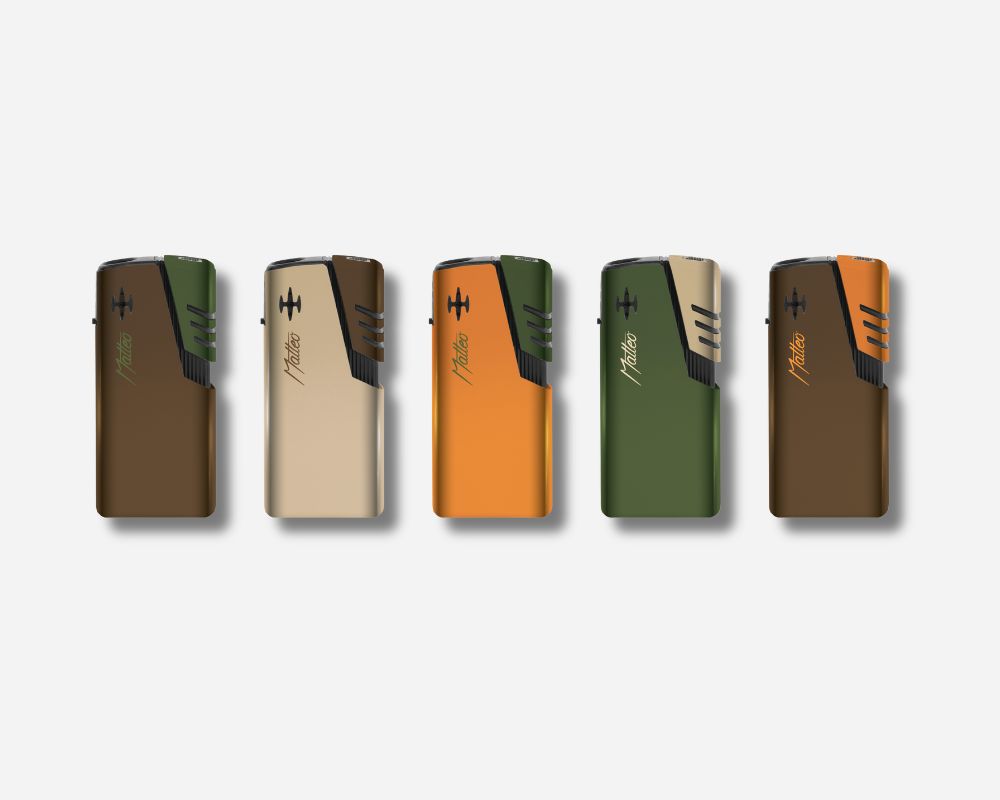 197601_hunter Lighters, Metal case, Windproof, Jet flame, Matteo
